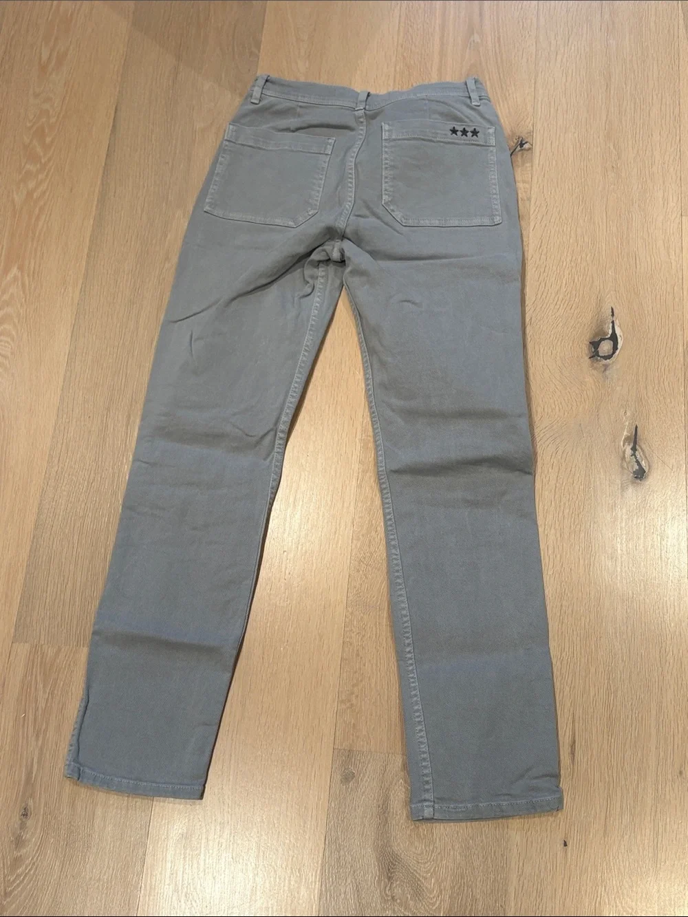 Women’s Light Blue/Grey Straight-Leg Jeans - Picture 2 of 4